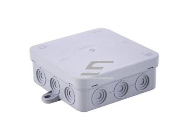 Elektros instaliacijos paskirstymo dėžutė | hermetinė | 100x100x40mm | su sandarikliais | paviršinė | pilka | IP54 | Scame | 8585022743880 Elektros instaliacijos paskirstymo dėžutė | hermetinė | 100x100x40mm | su sandarikliais | paviršinė | pilka | IP54 | Scame | 8585022743880