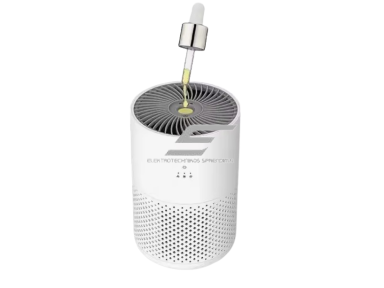 Patalpų oro valymo įrenginys su aromato difuzoriumi | 5W | 5VDC | 60m³/h | 170x170x260mm | su HEPA filtru | baltas Patalpų oro valymo įrenginys su aromato difuzoriumi | 5W | 5VDC | 60m³/h | 170x170x260mm | su HEPA filtru | baltas