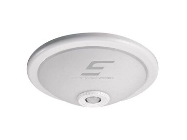 Šviestuvas su judesio davikliu | E27 | 2x40W | 230V | Ø300x97mm | 6m | IP20 | baltas | Vizela | GTV | OS-PLCRKZ-00 | 5908231339973 Šviestuvas su judesio davikliu | E27 | 2x40W | 230V | Ø300x97mm | 6m | IP20 | baltas | Vizela | GTV | OS-PLCRKZ-00 | 5908231339973