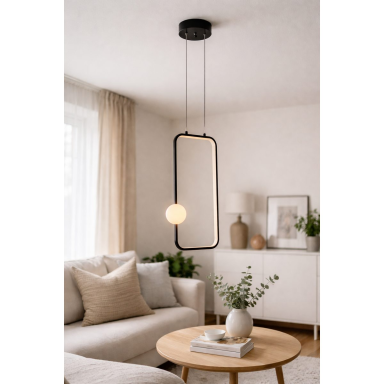 Подвесной LED светильник | 15W | 3000K | 1200lm | 1050mm | цвет чёрный песок | IP20 | Optonica PD15-A4 Подвесной LED светильник | 15W | 3000K | 1200lm | 1050mm | цвет чёрный песок | IP20 | Optonica PD15-A4