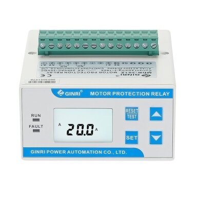 Panel-mounted / modular multifunction digital motor protection relay | overload protection | phase imbalance | current and voltage monitoring | AC230V | 0.3–16A | DIN rail Panel-mounted / modular multifunction digital motor protection relay | overload protection | phase imbalance | current and voltage monitoring | AC230V | 0.3–16A | DIN rail