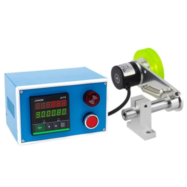 Panel-mounted | digital pulse | meter | counter | calibrator | electronic ruler | for conveyor system | 12VDC | 10mm wheel