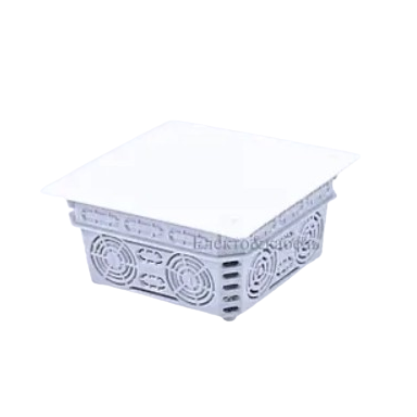 Distribution mounting box | grey | flush-mounted in wall | 153x153x77mm Distribution mounting box | grey | flush-mounted in wall | 153x153x77mm
