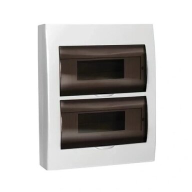 Distribution Box | Panel 24 Modules | Surface-Mounted | Plastic | 328x270x100mm | IP41 Distribution Box | Panel 24 Modules | Surface-Mounted | Plastic | 328x270x100mm | IP41