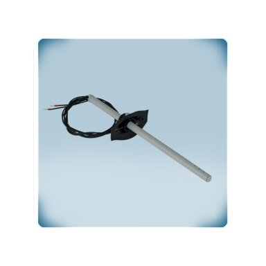 Passive duct temperature sensor | PT1000 | 250mm | -50-80°C | IP30 | Sentera Controls | TUTSN-P1K0-250