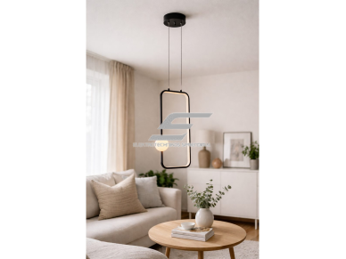 Pakabinamas LED šviestuvas | 15W | 3000K | 1200lm | 1050mm | juodo smėlio spalvos | IP20 | Optonica PD15-A4 1 Pakabinamas LED šviestuvas | 15W | 3000K | 1200lm | 1050mm | juodo smėlio spalvos | IP20 | Optonica PD15-A4 1