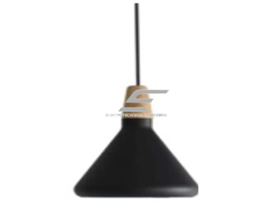 Pakabinamas šviestuvas | E27 | 1x20W | 230V | Ø180x250mm | su 1m kabeliu | be lempučių | IP20 | juodas korpusas | baltas vidus Pakabinamas šviestuvas | E27 | 1x20W | 230V | Ø180x250mm | su 1m kabeliu | be lempučių | IP20 | juodas korpusas | baltas vidus