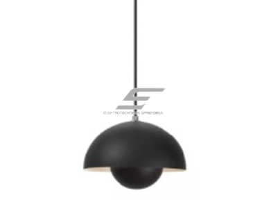 Pakabinamas šviestuvas | E27 | 1x35W | 230V | Ø300x210mm | su 1m kabeliu | be lempučių | IP20 | juodas Pakabinamas šviestuvas | E27 | 1x35W | 230V | Ø300x210mm | su 1m kabeliu | be lempučių | IP20 | juodas