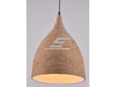 Pakabinamas šviestuvas | E27 | 1x35W | 230V | Ø300x300mm | su 1m kabeliu | be lempučių | IP20 | rudas korpusas | baltas vidus Pakabinamas šviestuvas | E27 | 1x35W | 230V | Ø300x300mm | su 1m kabeliu | be lempučių | IP20 | rudas korpusas | baltas vidus