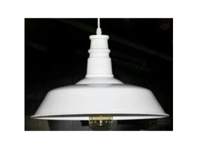 Pakabinamas šviestuvas | E27 | 1x35W | 230V | Ø360x260mm | su 1m kabeliu | be lempučių | IP20 | baltas Pakabinamas šviestuvas | E27 | 1x35W | 230V | Ø360x260mm | su 1m kabeliu | be lempučių | IP20 | baltas