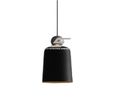 Pakabinamas šviestuvas | E27 | 1x35W | 230V | Ø230x410mm | su 1m kabeliu | be lempučių | IP20 | juodas korpusas | baltas vidus Pakabinamas šviestuvas | E27 | 1x35W | 230V | Ø230x410mm | su 1m kabeliu | be lempučių | IP20 | juodas korpusas | baltas vidus