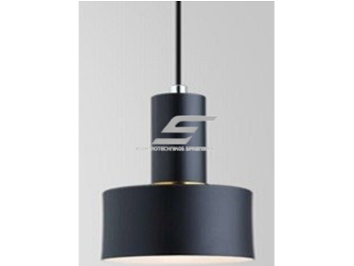 Pakabinamas šviestuvas | E27 | 1x35W | 230V | Ø130x190mm | su 1m kabeliu | be lempučių | IP20 | juodas korpusas | baltas vidus Pakabinamas šviestuvas | E27 | 1x35W | 230V | Ø130x190mm | su 1m kabeliu | be lempučių | IP20 | juodas korpusas | baltas vidus