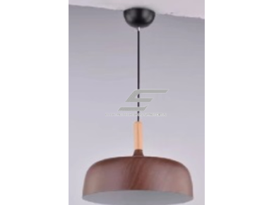 Pakabinamas šviestuvas | E27 | 1x35W | 230V | Ø320x130mm | su 1m kabeliu | be lempučių | IP20 | medžio imitacija Pakabinamas šviestuvas | E27 | 1x35W | 230V | Ø320x130mm | su 1m kabeliu | be lempučių | IP20 | medžio imitacija