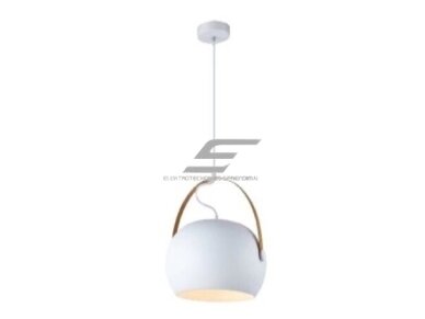 Pakabinamas šviestuvas | E27 | 1x35W | 230V | Ø280x160mm | su 1m kabeliu | be lempučių | IP20 | baltas Pakabinamas šviestuvas | E27 | 1x35W | 230V | Ø280x160mm | su 1m kabeliu | be lempučių | IP20 | baltas