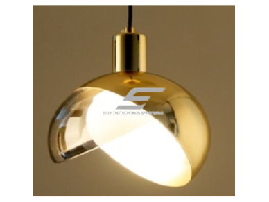 Pakabinamas šviestuvas | E27 | 1x35W | 230V | Ø200x260mm | su 1m kabeliu | be lempučių | IP20 | auksinis Pakabinamas šviestuvas | E27 | 1x35W | 230V | Ø200x260mm | su 1m kabeliu | be lempučių | IP20 | auksinis