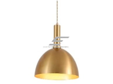 Pakabinamas šviestuvas | E27 | 1x35W | 230V | Ø300x250mm | su 1m kabeliu | be lempučių | IP20 | auksinis Pakabinamas šviestuvas | E27 | 1x35W | 230V | Ø300x250mm | su 1m kabeliu | be lempučių | IP20 | auksinis