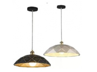 Pakabinamas šviestuvas | E27 | 1x35W | 230V | Ø400x110mm | su 1m kabeliu | be lempučių | IP20 | baltas Pakabinamas šviestuvas | E27 | 1x35W | 230V | Ø400x110mm | su 1m kabeliu | be lempučių | IP20 | baltas