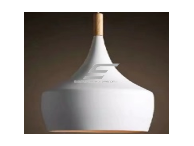 Pakabinamas šviestuvas | E27 | 1x35W | 230V | Ø240x410mm | su 1m kabeliu | be lempučių | IP20 | baltas Pakabinamas šviestuvas | E27 | 1x35W | 230V | Ø240x410mm | su 1m kabeliu | be lempučių | IP20 | baltas