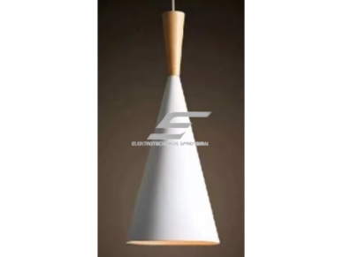 Pakabinamas šviestuvas | E27 | 1x35W | 230V | Ø190x390mm | su 1m kabeliu | be lempučių | IP20 | baltas Pakabinamas šviestuvas | E27 | 1x35W | 230V | Ø190x390mm | su 1m kabeliu | be lempučių | IP20 | baltas