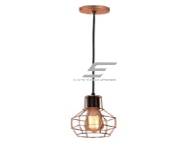 Pakabinamas šviestuvas | su grotelėmis | E27 | 1x35W | 230V | Ø150x140mm | su 1m kabeliu | be lempučių | IP20 | auksinis Pakabinamas šviestuvas | su grotelėmis | E27 | 1x35W | 230V | Ø150x140mm | su 1m kabeliu | be lempučių | IP20 | auksinis