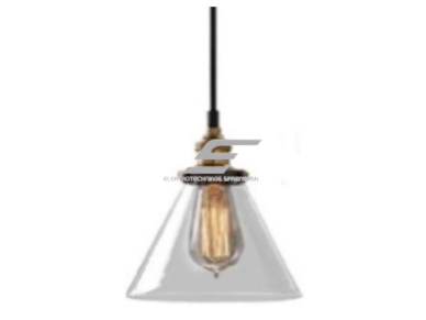 Pakabinamas šviestuvas | E27 | 1x35W | 230V | Ø180x210mm | su 1m kabeliu | be lempučių | IP20 | stiklinis Pakabinamas šviestuvas | E27 | 1x35W | 230V | Ø180x210mm | su 1m kabeliu | be lempučių | IP20 | stiklinis