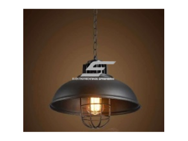 Pakabinamas šviestuvas | su grotelėmis | E27 | 1x35W | 230V | Ø360x200mm | su 1m kabeliu | be lempučių | IP20 | juodas Pakabinamas šviestuvas | su grotelėmis | E27 | 1x35W | 230V | Ø360x200mm | su 1m kabeliu | be lempučių | IP20 | juodas