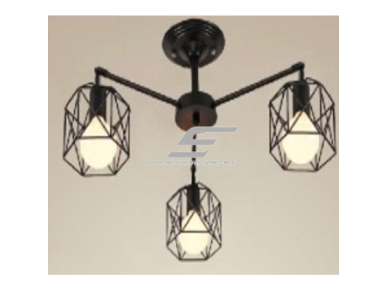 Pakabinamas šviestuvas | su grotelėmis | E27 | 3x35W | 230V | Ø240x120mm | su 1m kabeliu | be lempučių | IP20 | juodas Pakabinamas šviestuvas | su grotelėmis | E27 | 3x35W | 230V | Ø240x120mm | su 1m kabeliu | be lempučių | IP20 | juodas