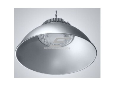 Pakabinamas | pramoninis LED šviestuvas aukštoms patalpoms | 100W | 230V | 4000K | 9000lm | IP54 | 402x260mm | aliuminis