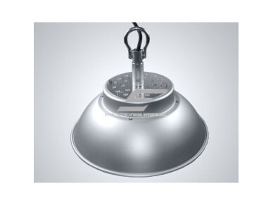 Pakabinamas | pramoninis LED šviestuvas aukštoms patalpoms | 30W | 230V | 4000K | 2500lm | IP40 | 335x262mm | aliuminis 1