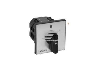 Paketinis jungiklis | perjungiklis | 0-1 | 22kW | 63A | 400/690V | IP20 | įmontuojamas | Ganz KK | KK2-63-6002 Paketinis jungiklis | perjungiklis | 0-1 | 22kW | 63A | 400/690V | IP20 | įmontuojamas | Ganz KK | KK2-63-6002