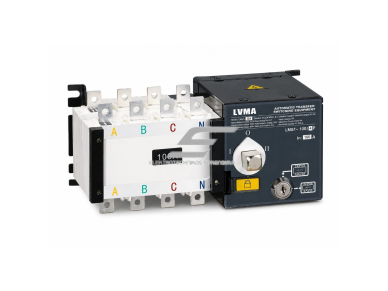 Automatinis rezervinio maitinimo perjungiklis ATS LVMA LMS1-100GA | 2P | 100 A | 220 V | PC klasė | Icm 10 kA
