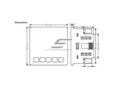 Panelinis | skaitmeninis elektros tinklo 380V analizatorius trifazis | su srovės transformatoriais (CT) 3x250A | RS485 Modbus RTU 1