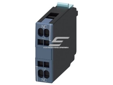 Papildomas kontaktas | 1NC | 3RH/3RT | iš viršaus | spyruokliniai kontaktai | SIEMENS | 3RH1921-2CA01 Papildomas kontaktas | 1NC | 3RH/3RT | iš viršaus | spyruokliniai kontaktai | SIEMENS | 3RH1921-2CA01