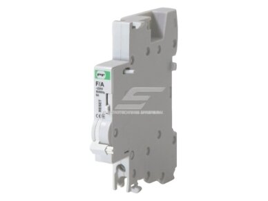 Papildomas kontaktas moduliniam automatiniam jungikliui | 1 perjungiamas (C/O) | 5 A AC-12 / 2 A AC-15 | montuojamas kairėje | FA3 EVO | Promfactor Baltic | F/A Papildomas kontaktas moduliniam automatiniam jungikliui | 1 perjungiamas (C/O) | 5 A AC-12 / 2 A AC-15 | montuojamas kairėje | FA3 EVO | Promfactor Baltic | F/A