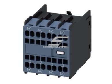 Papildomas kontaktas | 4NC | 3RH/3RT | iš viršaus | spyruokliniai kontaktai | SIEMENS | 3RH2911-2FA04 Papildomas kontaktas | 4NC | 3RH/3RT | iš viršaus | spyruokliniai kontaktai | SIEMENS | 3RH2911-2FA04