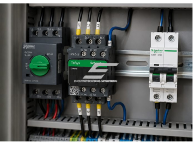 LC1K kontaktorius | 4P | 4NA kontaktai | AC-1 20A | iki 440V | 230VAC ritė | elektros variklių ir valdymo grandinėms 1