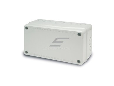 Elektros instaliacijos paskirstymo dėžutė | hermetinė | 330x175x135mm | paviršinė | pilka | IP65 | Famatel | 3955 Elektros instaliacijos paskirstymo dėžutė | hermetinė | 330x175x135mm | paviršinė | pilka | IP65 | Famatel | 3955