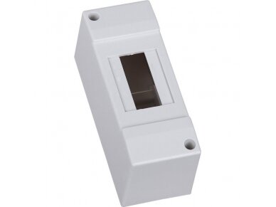 Elektros paskirstymo | modulinis skydelis | dėžė | skydas | 2 modulių | 52x130x60mm | be durelių | virštinkinis | plastikinis | IP30 | 4779041467108 Elektros paskirstymo | modulinis skydelis | dėžė | skydas | 2 modulių | 52x130x60mm | be durelių | virštinkinis | plastikinis | IP30 | 4779041467108