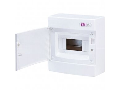 Elektros paskirstymo | modulinis skydelis | dėžė | skydas | 8 modulių | 236x215x102mm | virštinkinis | plastikinis | IP40 | ETI | ECT8PO | 3838895456643 Elektros paskirstymo | modulinis skydelis | dėžė | skydas | 8 modulių | 236x215x102mm | virštinkinis | plastikinis | IP40 | ETI | ECT8PO | 3838895456643