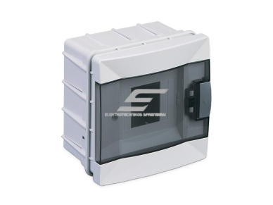 Elektros paskirstymo | modulinis skydelis | dėžė | skydas | 4 modulių | 144x100x148mm | skaidrios durelės | potinkinis | plastikinis | IP40 | Makel | 8522 Elektros paskirstymo | modulinis skydelis | dėžė | skydas | 4 modulių | 144x100x148mm | skaidrios durelės | potinkinis | plastikinis | IP40 | Makel | 8522