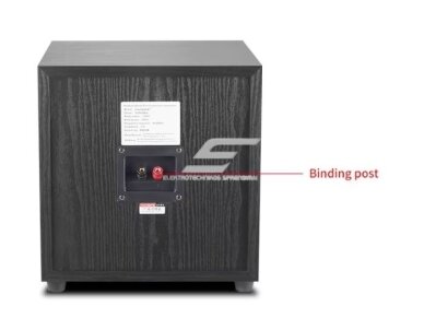 Pasyvus žemų dažnių garsiakalbis | kolonėlė | 100W | 4 Ohm | 310x300x320mm | juoda medžio apdaila Pasyvus žemų dažnių garsiakalbis | kolonėlė | 100W | 4 Ohm | 310x300x320mm | juoda medžio apdaila