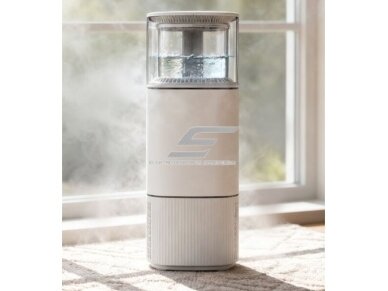 Patalpų oro valymo įrenginys | drėkintuvas su UV sterilizacijos lempa | 300W | 230V | 6l | 1300ml/h | 265m³/h | 760x280x280mm | baltas 2 Patalpų oro valymo įrenginys | drėkintuvas su UV sterilizacijos lempa | 300W | 230V | 6l | 1300ml/h | 265m³/h | 760x280x280mm | baltas 2