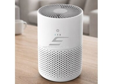 Patalpų oro valymo įrenginys su aromato difuzoriumi | 5W | 5VDC | 60m³/h | 170x170x260mm | su HEPA filtru | baltas 2