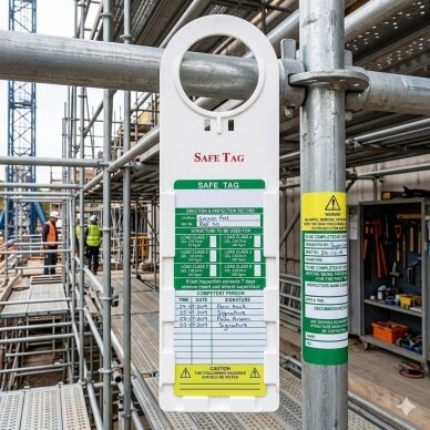 Hanging safety tag | with holder | LOTO / warning system | ABS + PVC | replaceable tags | for outdoor conditions | high visibility 4 Hanging safety tag | with holder | LOTO / warning system | ABS + PVC | replaceable tags | for outdoor conditions | high visibility 4