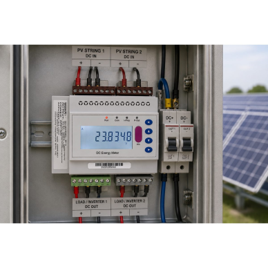 Līdzstrāvas elektroenerģijas skaitītājs | divu ķēžu | līdz 1000V DC | 100A (šunts) | RS485 Modbus | DIN sliede | precizitātes klase 0.5 | EV uzlādes stacijām 4 Līdzstrāvas elektroenerģijas skaitītājs | divu ķēžu | līdz 1000V DC | 100A (šunts) | RS485 Modbus | DIN sliede | precizitātes klase 0.5 | EV uzlādes stacijām 4