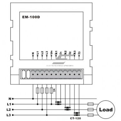 Panel | Digital Multimeter | with 3 Current Transformers (CT) | Current | Voltage | Frequency Meter | 3F | 10-100A | 1-500VAC 2 Panel | Digital Multimeter | with 3 Current Transformers (CT) | Current | Voltage | Frequency Meter | 3F | 10-100A | 1-500VAC 2