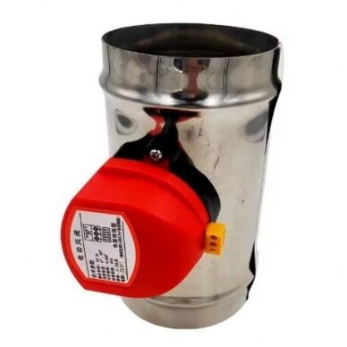 Motorizēts piedziņas mehānisms gaisa aizbīdnim | ventilācijas sistēmai | D125mm | 2Nm | 230V | nerūsējošais tērauds