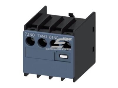 Papildomas kontaktas | 1NO+1NC | 3RH/3RT | iš viršaus | varžtiniai kontaktai | SIEMENS | 3RH2911-1LA11