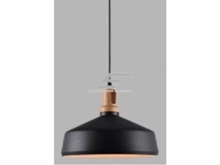 Pakabinamas šviestuvas | E27 | 1x35W | 230V | Ø350x320mm | su 1m kabeliu | be lempučių | IP20 | juodas korpusas | baltas vidus Pakabinamas šviestuvas | E27 | 1x35W | 230V | Ø350x320mm | su 1m kabeliu | be lempučių | IP20 | juodas korpusas | baltas vidus