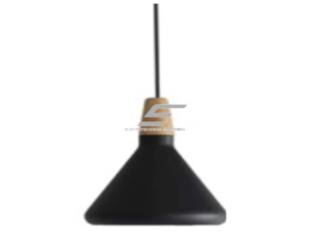 Pakabinamas šviestuvas | E27 | 1x20W | 230V | Ø180x250mm | su 1m kabeliu | be lempučių | IP20 | juodas korpusas | baltas vidus Pakabinamas šviestuvas | E27 | 1x20W | 230V | Ø180x250mm | su 1m kabeliu | be lempučių | IP20 | juodas korpusas | baltas vidus